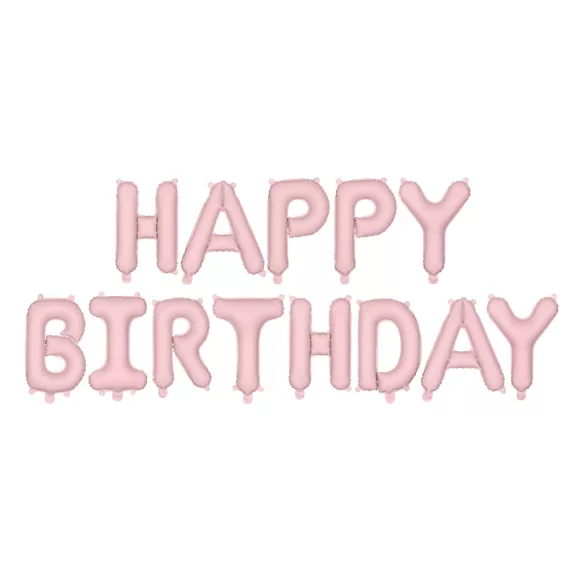 Fólia Lufi - Happy Birthday Pink 340x35 cm