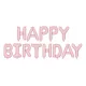 Fólia Lufi - Happy Birthday Pink 340x35 cm