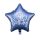 Fólia lufi - Happy Birthday - Navy Blue - 40 cm