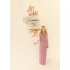 Pasztell tortás Happy Birthday fólia lufi szett - 5 db