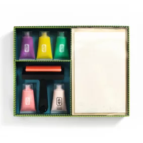   Djeco Műterem 46 - Gélnyomtatás - Színtár - Atelier 46 - Gel Printing