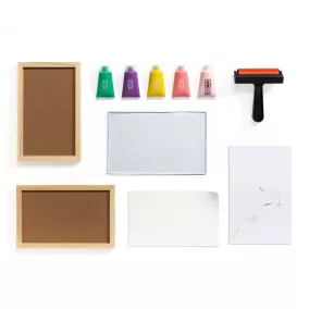   Djeco Műterem 46 - Gélnyomtatás - Színtár - Atelier 46 - Gel Printing