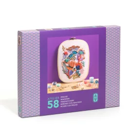   Djeco Műterem 58 - Gyöngyhímzés - Gyöngyvirág - Atelier 58 - Beadwork
