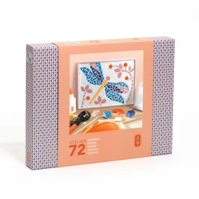   Djeco Műterem 72 - Mozaikkép - Szítakötő - Atelier 72 - Mosaic