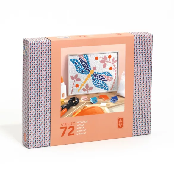 Djeco Műterem 72 - Mozaikkép - Szítakötő - Atelier 72 - Mosaic