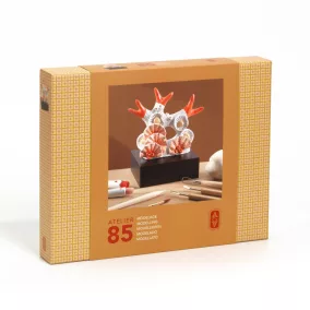   Djeco Műterem 85 - Agyag szobor - Korall - Atelier 85 - Modelling
