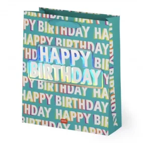   Legami ajándéktasak (L 26 -5x32 -5x11 -5 cm) - happy birthday