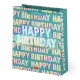 Legami ajándéktasak (L 26 -5x32 -5x11 -5 cm) - happy birthday