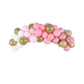 Lufi girland - pink - 200 cm - 60 db-os