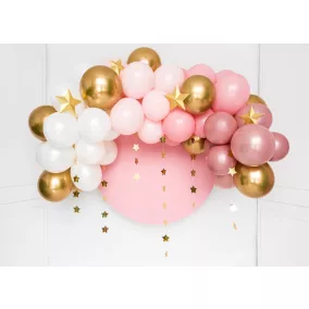 Lufi girland - pink - 200 cm - 60 db-os