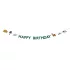 Happy Birthday feliratos dinoszaurusz girland - 300 cm
