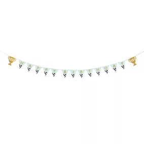 Happy Birthday feliratos girland versenykupával - 250 cm