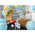 Happy Birthday feliratos girland versenykupával - 250 cm