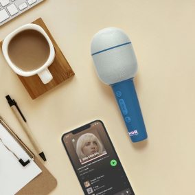 MOB Karaoke Mikrofon Beépített Hangszóróval - Kék