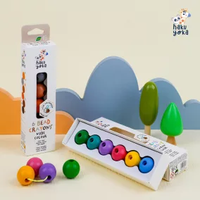   Haku Yoka Marokkréta gyöngyök méhviaszos készlet 6 db-os - Macaron színek