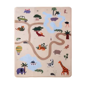   Hakuna matte memóriahabos puha gyerekszőnyeg 160x120 cm - Szafari túra