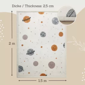   Hakuna matte memóriahabos puha gyerekszőnyeg 150x200 cm - Bolygók