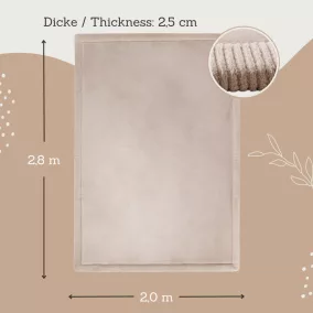   Hakuna matte memóriahabos puha gyerekszőnyeg 200x280 cm - Bézs