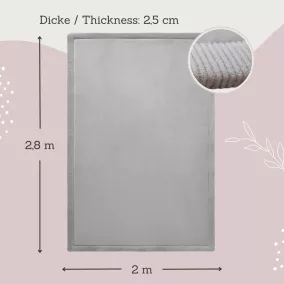   Hakuna matte memóriahabos puha gyerekszőnyeg 200x280 cm - Szürke