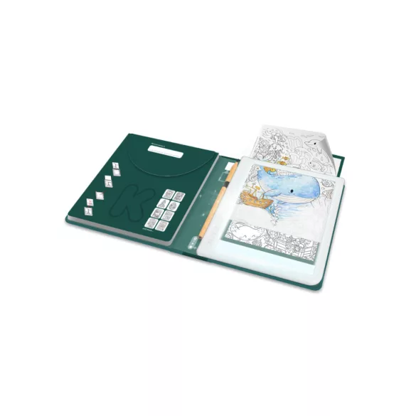Kidywolf átvilágítós rajztábla 30 mintával - Kavalkád - K-Draw Pad Méli-Mélo