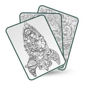   Kidywolf átvilágítós rajztábla 30 mintával - Kavalkád - K-Draw Pad Méli-Mélo