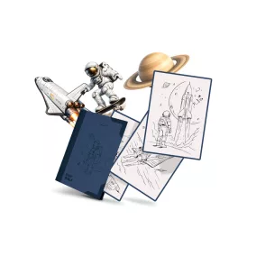   Kidywolf mintafüzet K-Draw Pad rajztáblához - Galaxis - Galaxy