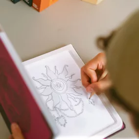 Kidywolf mintafüzet K-Draw Pad rajztáblához - Zen - Zen