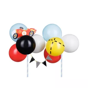 Sütibeszúró lufikkal és autóval - 29 cm