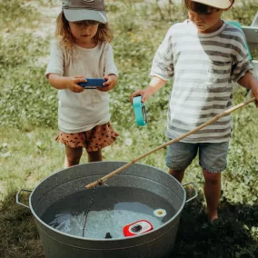 Kidywolf Vízálló gyermek fényképezőgép KIDYCAM Blue
