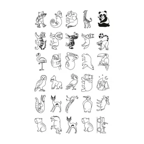 Kidywolf LCD rajztábla - Állatok - Kidydraw Mini Animals