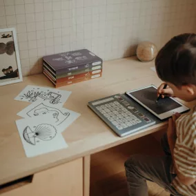   Kidywolf LCD rajztábla - Óceánok és kalózok - Kidydraw Mini Oceans & Pirates