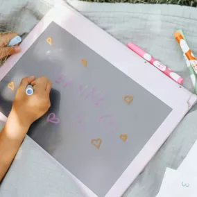 Kidydraw-pro világító tablet - Pink