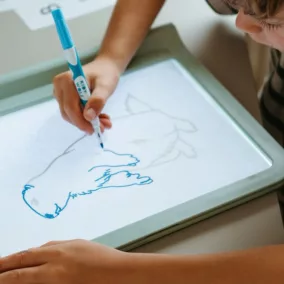 Kidydraw-pro világító tablet - Green