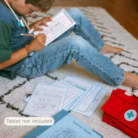   Kidywolf mintafüzet Kidydraw Pad 6 rajztáblához - Hétköznapi hősök - Everyday Heroes