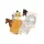 Kidywolf mintafüzet Kidydraw Pad 8 rajztáblához - Lovak - Horses