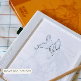  Kidywolf mintafüzet Kidydraw Pad 8 rajztáblához - Lovak - Horses