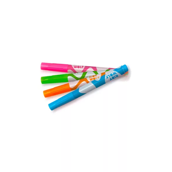 Kidymarker fluoreszkáló filckészlet RGBO