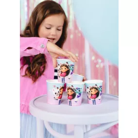   Gabi babaháza papír pohár - 250 ml - 1 csomag/6 db - Sellő és Pandi