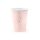Pöttyös Papírpohár - light pink - 6 db-os csomag