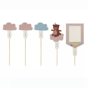 Süti beszúró - Teddy Bear 5 db-os szett