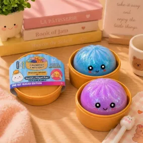 Dumpling Squishy Meglepetés Nagy - Csillogós