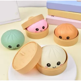 Dumpling Squishy Meglepetés Nagy - Pasztell
