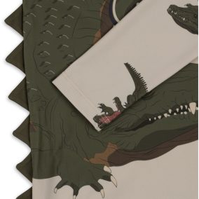 Konges Slojd Aster hosszú ujjú úszó póló - Krokodil