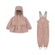 Konges Slojd Thermo Bélelt esőkabát+nadrág szett - Fairy Cherry 1 év
