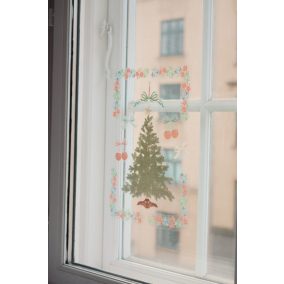   Konges Slojd Ablakdíszítő Készlet - Karácsonyi ablakmatrica szett