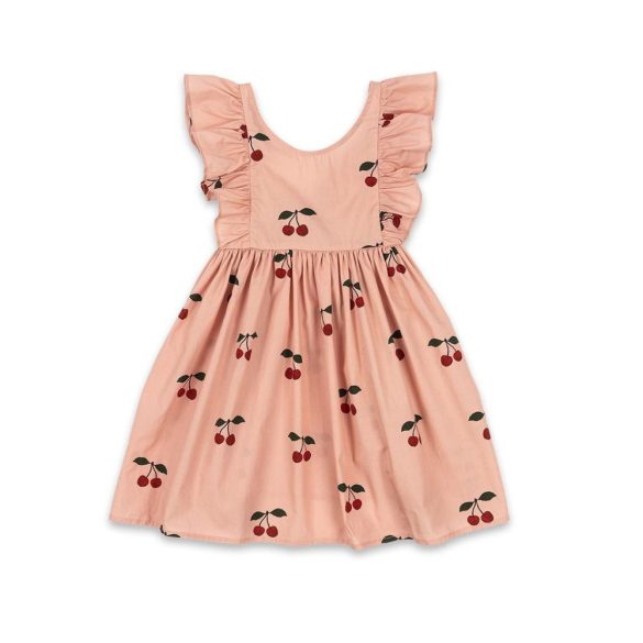 Konges Slojd Verbena Dress - Grande Cerise Blush 4 év