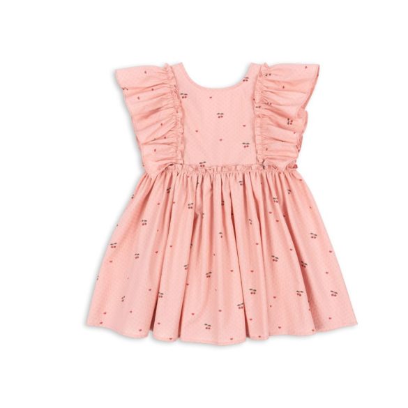 Konges Slojd Evia Bow Dress - Cherry Pink 