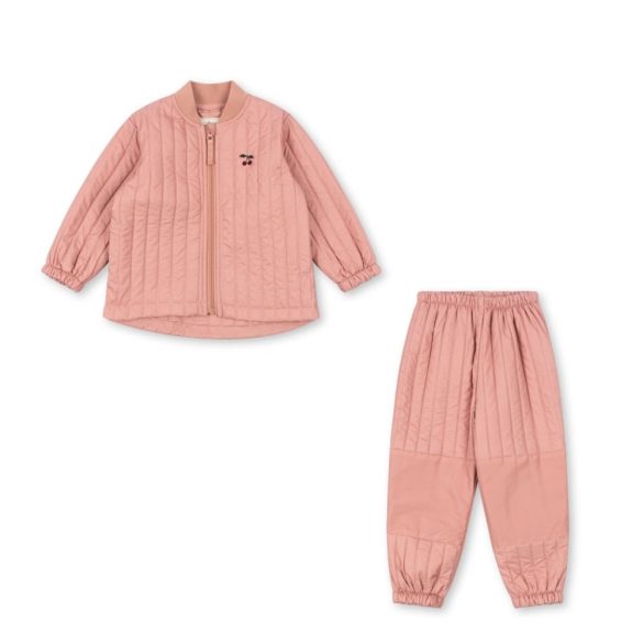 Konges Slojd Thermo kabát+nadrág szett - Cameo Brown - 5 év