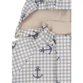   Konges Slojd Thermo Bélelt esőkabát+nadrág szett - Sailor Check 12 hó