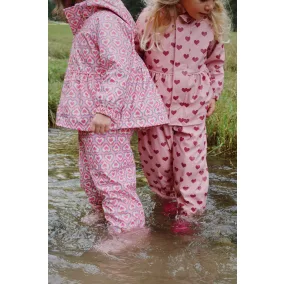   Konges Slojd Thermo Bélelt esőkabát+nadrág szett - Amour Pink